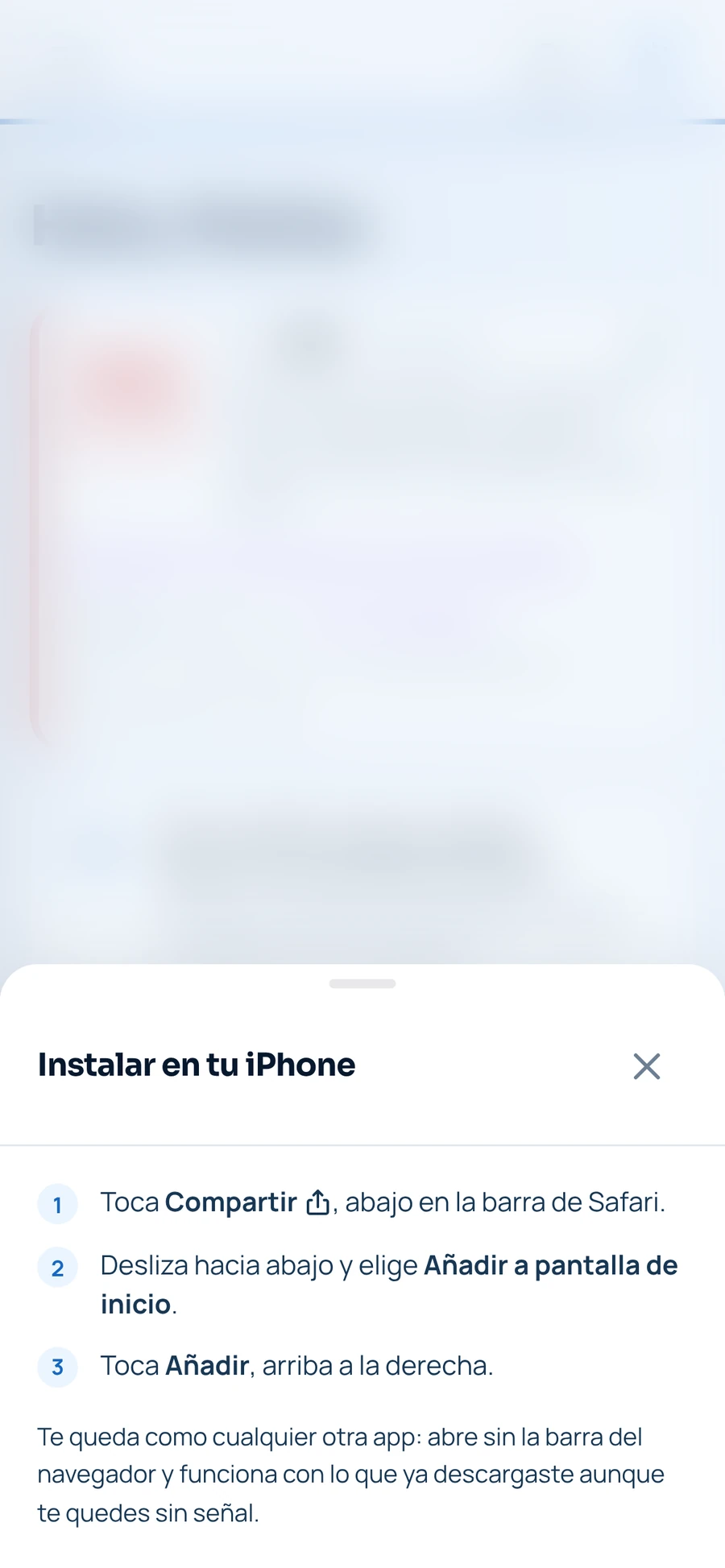 Instalar en iPhone